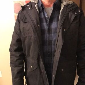 Gerry barn jacket hooded black size large